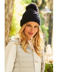 Sosandar - Bella Chunky Knitted Hat - Lyst