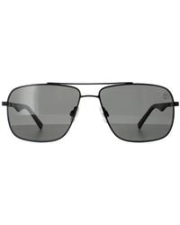 Timberland - Aviator Matte Smoke Polarized Tb9107 Metal - Lyst