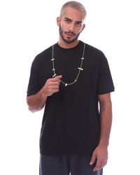 Ambush - Stoppers Halsketting T-shirt (zwart, Groen) - Lyst