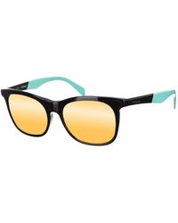 DIESEL - Acetate Sunglasses With Rectangular Shape Dl0154 - Lyst