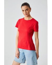 Grimelange - Corset Crew Neck T-Shirt - Lyst