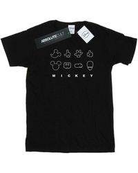 Disney - Mickey Mouse Deconstructed T-Shirt () Cotton - Lyst