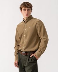 GANT - Regular Fit Corduroy Shirt - Lyst