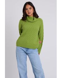 Urban Bliss - Honeycomb Cable Roll Neck Jumper - Lyst