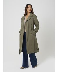 Brave Soul - Classic Trench Coat Belted Smart Jacket - Lyst