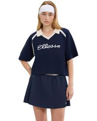 Ellesse - Ladies Brunelli Knitted Polo Shirt - Lyst