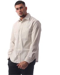 BOSS - Collared Neck Long Sleeve Regular Fit Shirt - Lyst