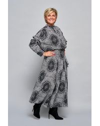 Mart Visser - Caroline Tensen Mitton Print Jurk Zwart / Off White - Lyst