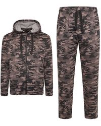 KAM Jeanswear - Forge Original Camo Tracksuit Set - Lyst