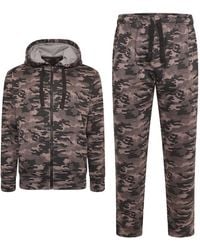 KAM Jeanswear - Forge Original Camo Tracksuit Set - Lyst