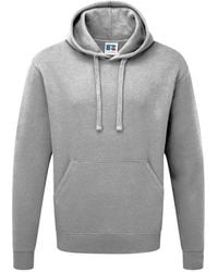 Russell - Colour Hooded Sweatshirt Hoodie (Light Oxford) - Lyst