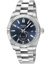Gevril - Automatic West Village 316L Stainless Steel Case, Sunray Dial, Bracelet - Lyst