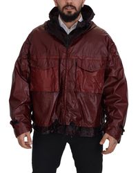 Dolce & Gabbana - Katoenen Hooded Volledige Ritjas - Lyst