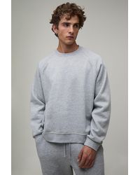 BoohooMAN - Essential Oversized Boxy Fit Raglan Sleeve Sweater - Lyst