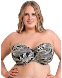 Curvy Kate - Ripple Reef Bandeau Bikini Top - Lyst