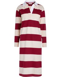 Secret Label - Striped Polo Dress - Lyst
