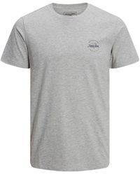 Jack & Jones - Short-Sleeved Crew Neck Casual T-Shirt - Lyst