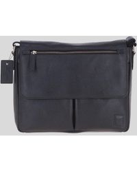 Ashwood Leather - 'Blake' Real Messenger Bag - Lyst