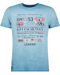GEOGRAPHICAL NORWAY - Kurzarm-t-shirt Sw1562hgno Mann - Lyst