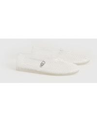 Boohoo - Jelly Cut Out Mary Jane Ballet Flats - Lyst