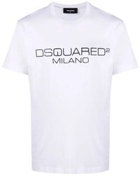 DSquared² - Milano Logo-Print T-Shirt - Lyst