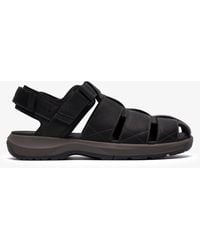 Clarks - Guideview Cove Leather Sandals - Lyst