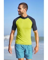 Mountain Warehouse - Uv Rash Vest Sun Protection Quick Drying Swimwear Stretchy Beach Surf Top Nylon - Lyst