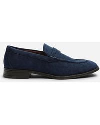 Where's That From - Gavin Suede Slip On Penny Loafer - Lyst