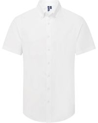 PREMIER - Supreme Oxford Short-Sleeved Formal Shirt - Lyst
