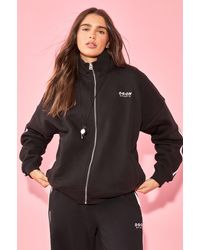 DSGN Studio - Sport Colour Block Funnel Neck Zip Through Sweatshirt - Lyst