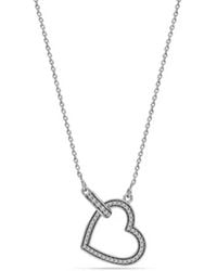 Bibei - Necklace, Slanted Heart, 925 Sterling Bicll027 - Lyst