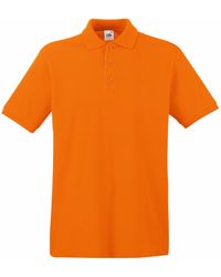 Fruit Of The Loom - Premium Short Sleeve Polo Shirt - Lyst