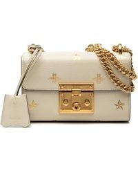 Gucci - Pre-Owned Small Leather Bee Star Padlock Crossbody - Lyst