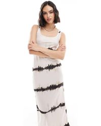 ASOS - Squared Off Scoop Neck Tank Midi Dress With Racer Back - Lyst