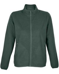Sol's - Ladies Factor Microfleece Recycled Fleece Jacket (Forest) - Lyst