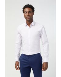 Limehaus - Long Sleeve Slim Fit Formal Shirt - Lyst