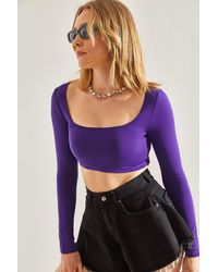 Bianco Lucci - Basic Cropped Top - Lyst
