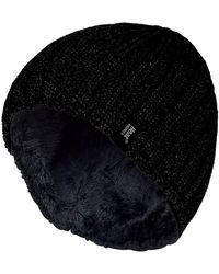 Heat Holders - Fleece Lined Ribbed Winter Hat - Lyst