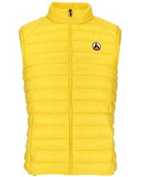 J.O.T.T - Tom Puffer Gilet In Geel - Lyst
