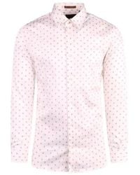 Ted Baker - Area Geometric Print Shirt Cotton - Lyst