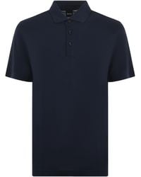BOSS - Press 55 Polo Shirt Dark Cotton - Lyst