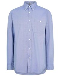 BOSS - Oxford Button Down Collar Long Sleeve Shirt - Lyst