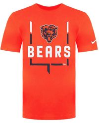 Nike - Nfl Chicago Bears Legend Goal Post Herren-T-Shirt - Lyst