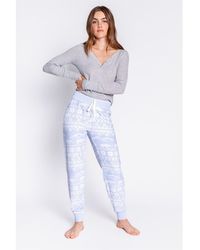Pj Salvage - Snowflake Cuffed Pant - Lyst