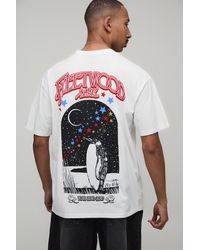 BoohooMAN - Oversized Fleetwood Mac Vintage Wash License Print T-Shirt - Lyst