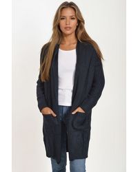 Joe Fresh - Ribbed Open Front Cardigan - Lyst