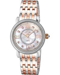 Gv2 - Swiss Quartz Diamonds Marsala Bracelet Watch - Lyst