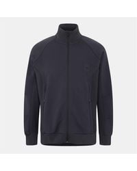 BOSS - Zipped Pocket Funnel Neck Raglan Sleeve Sweatshirt - Lyst