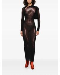 Jean Paul Gaultier - Body Dust" Print Dress - Lyst