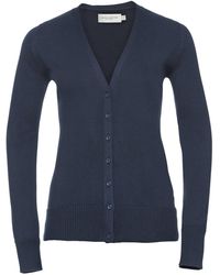 Russell - Collection Ladies/ V-Neck Knitted Cardigan (French) - Lyst